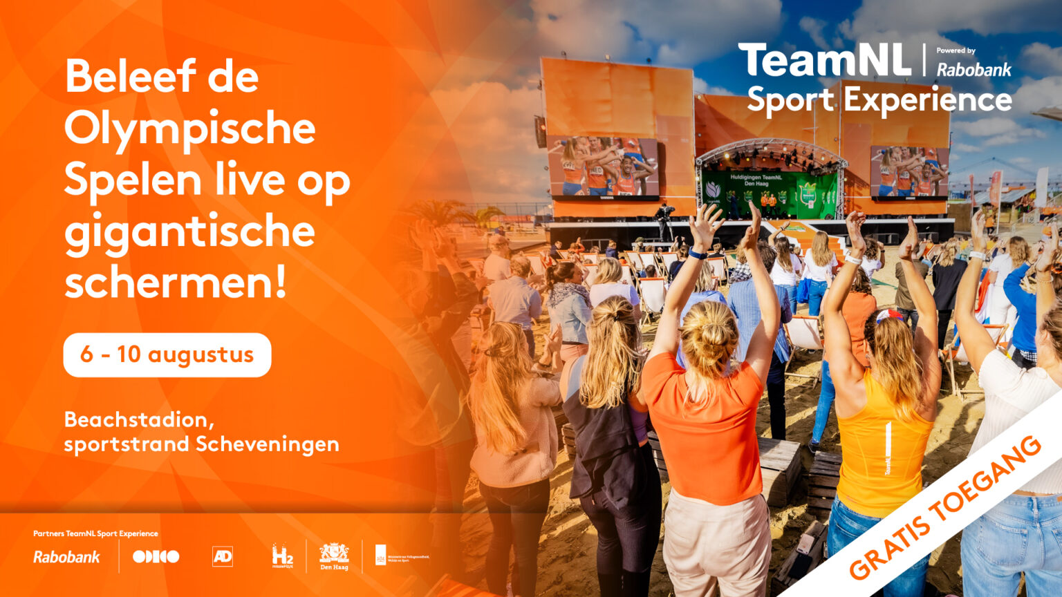 Beleef de Olympische Spelen live op gigantische schermen! - Hercules